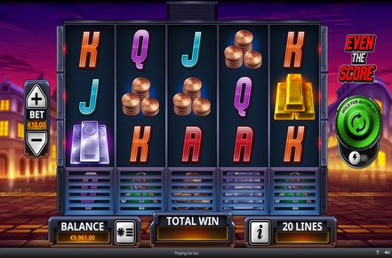 Even The Score Slot Logo