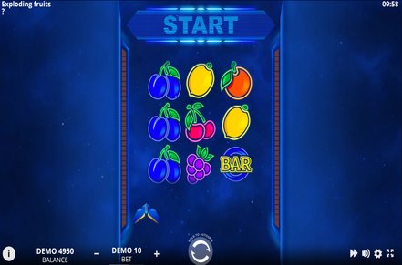 Exploding Fruits Slot Logo