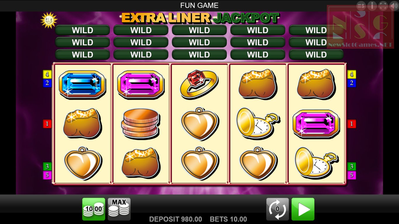 Extra Liner Jackpot Slot Demo Image