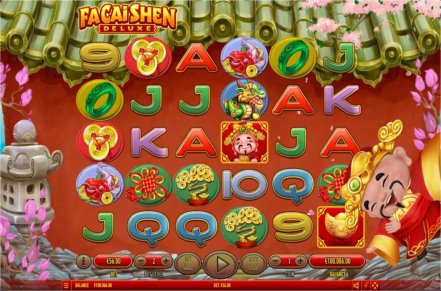 Fa Cai Shen Deluxe Slot Logo