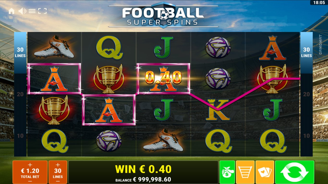Football Super Spins Slot Demo Image