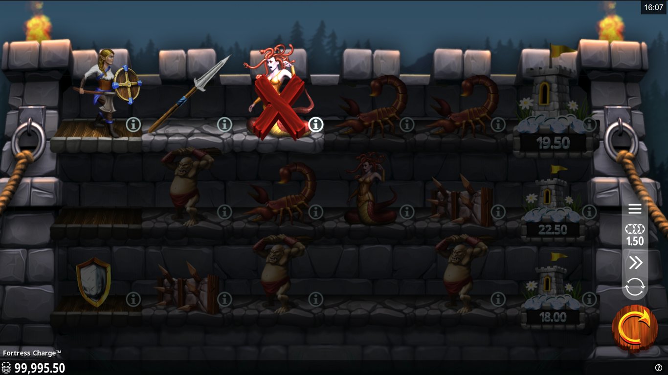 Fortress Charge Slot Demo Image