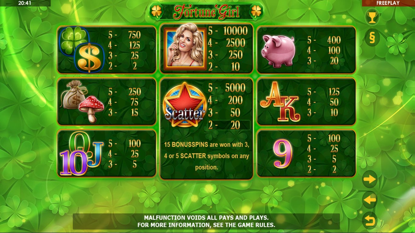 Fortune Girl Slot Slot Image in Demo - pic. 3