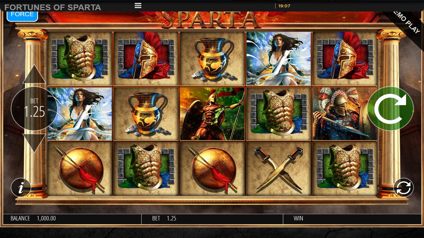 Fortunes of Sparta Slot Demo Image
