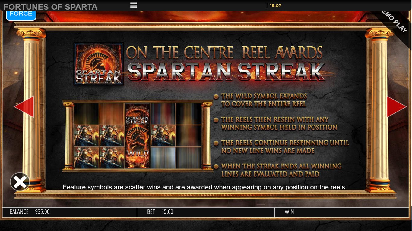 Fortunes of Sparta Slot Slot Image in Demo - pic. 2