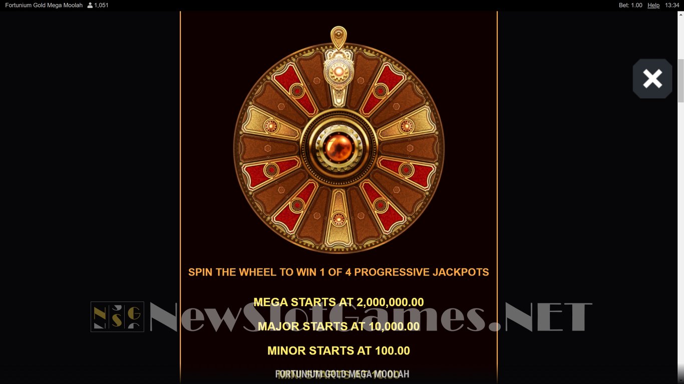 Fortunium Gold Mega Moolah Slot Slot Image in Demo - pic. 5