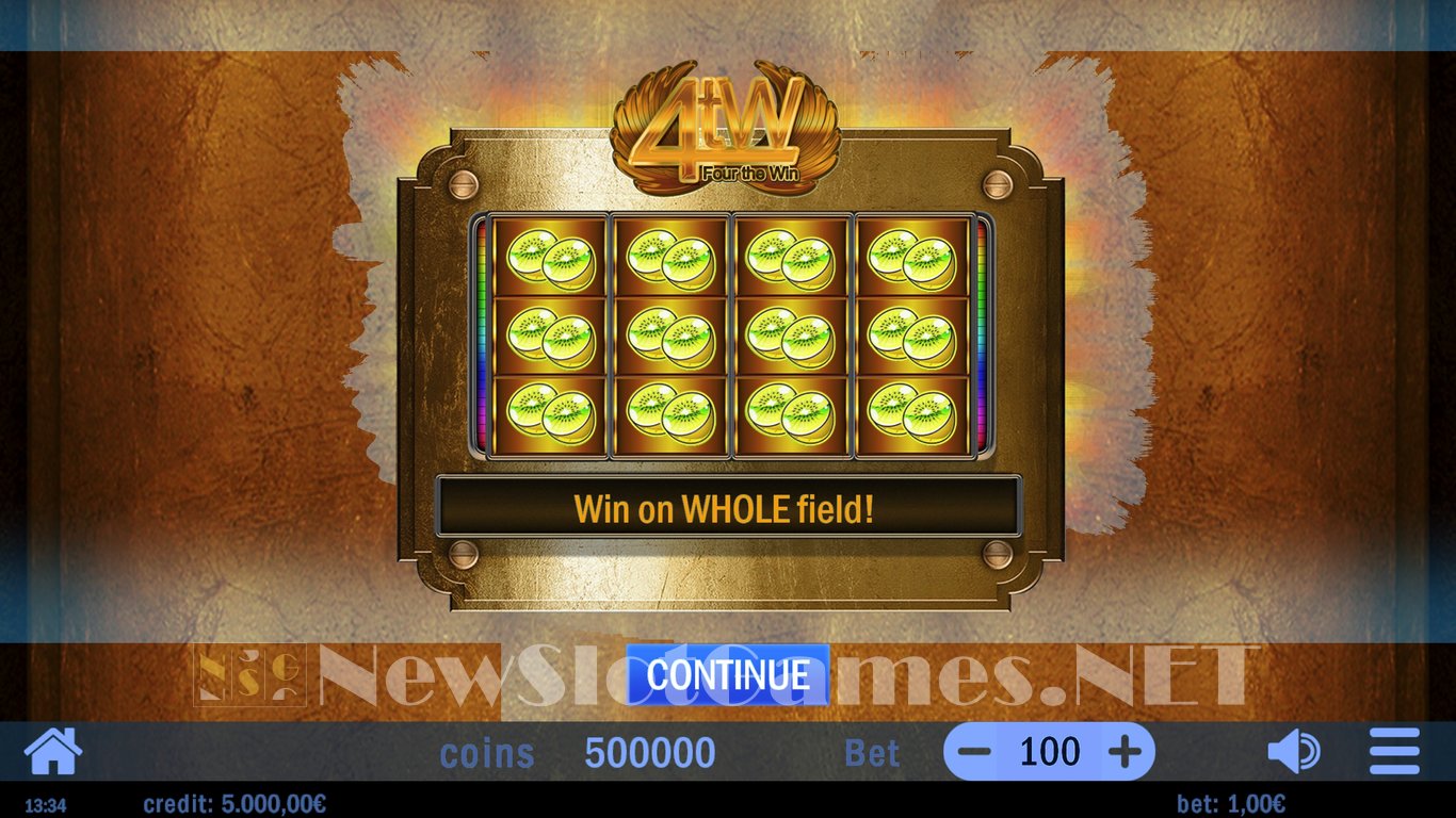 Four the Win Slot Demo Image