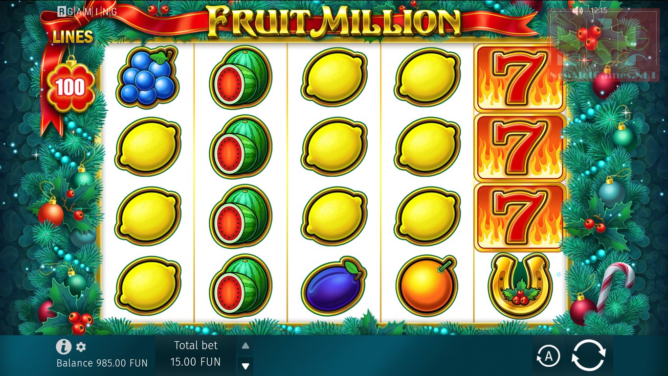Fruit Million Slot Demo Image