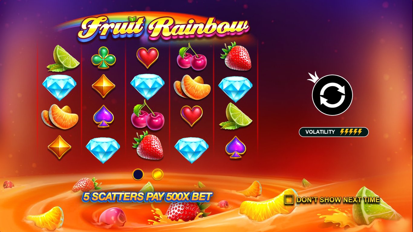 Fruit Rainbow Slot Demo Image