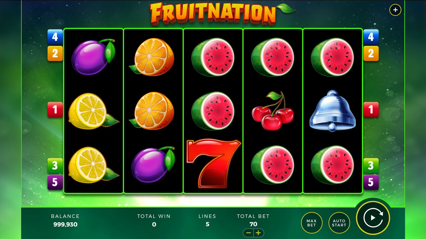 Fruitnation Slot Demo Image