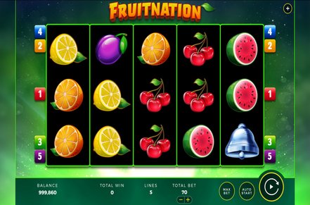 Fruitnation Slot Logo