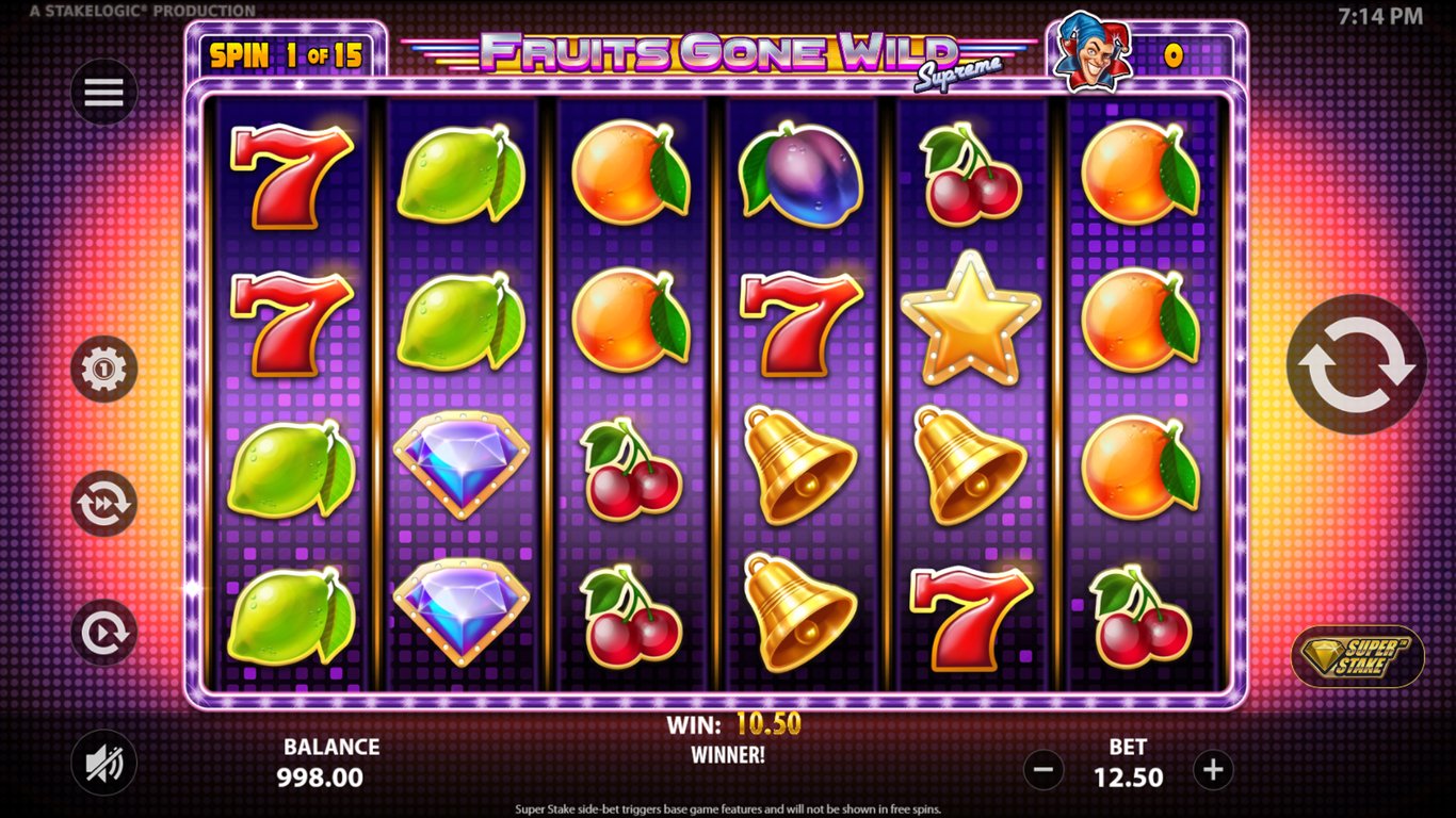 Fruits Gone Wild Supreme Slot Demo Image