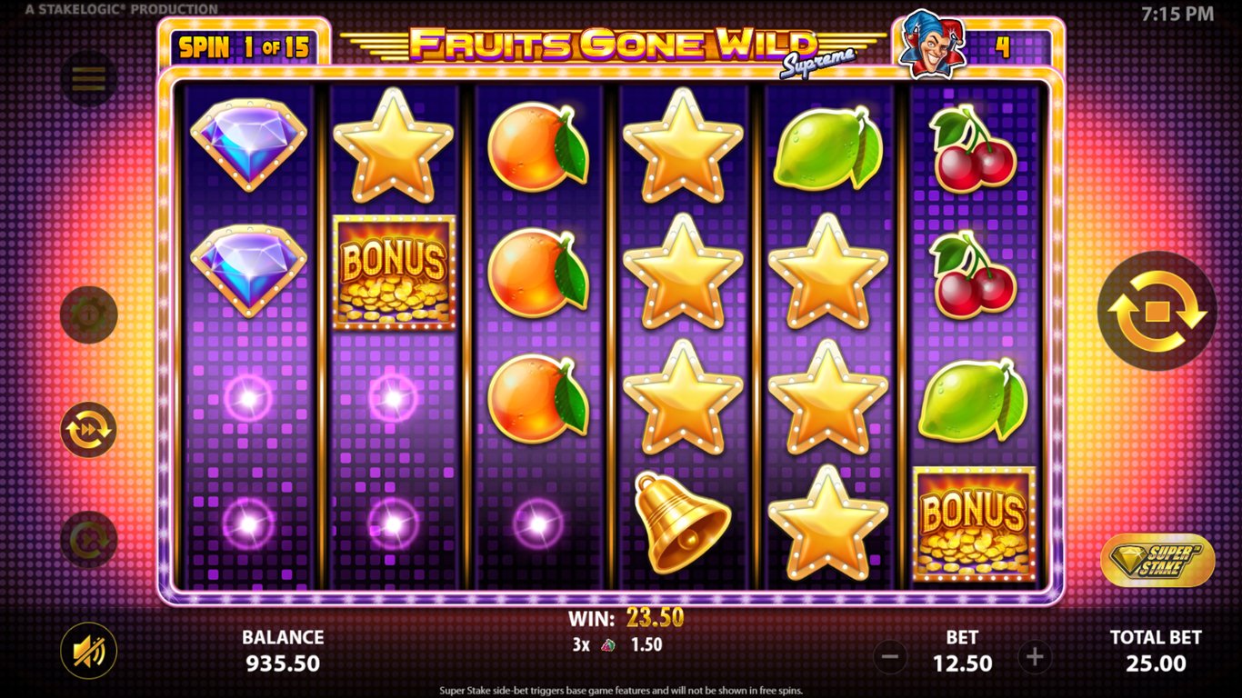 Fruits Gone Wild Supreme Slot Slot Image in Demo - pic. 3