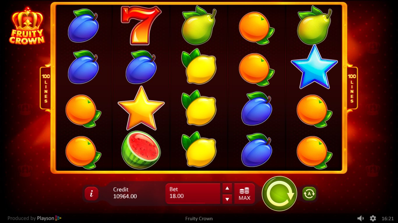 Fruity Crown Slot Demo Image