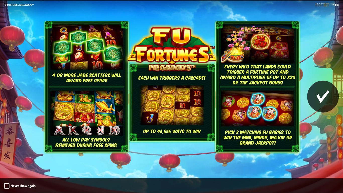 Fu Fortunes Megaways Slot Demo Image