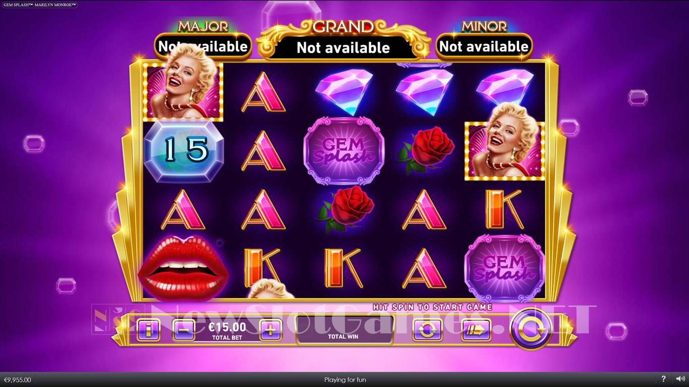Gem Splash Marilyn Monroe Slot Slot Image in Demo - pic. 2