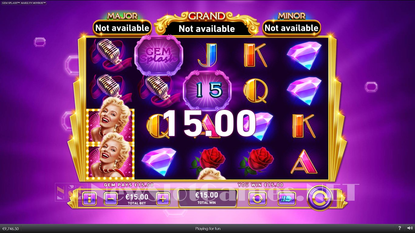 Gem Splash Marilyn Monroe Slot Slot Image in Demo - pic. 3