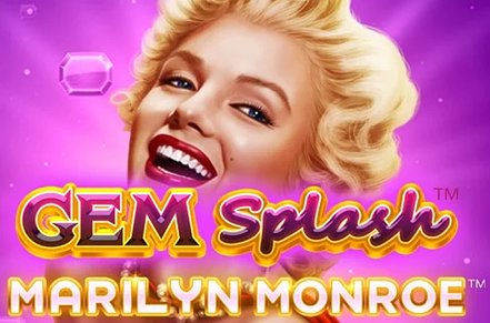 Gem Splash Marilyn Monroe Slot Logo