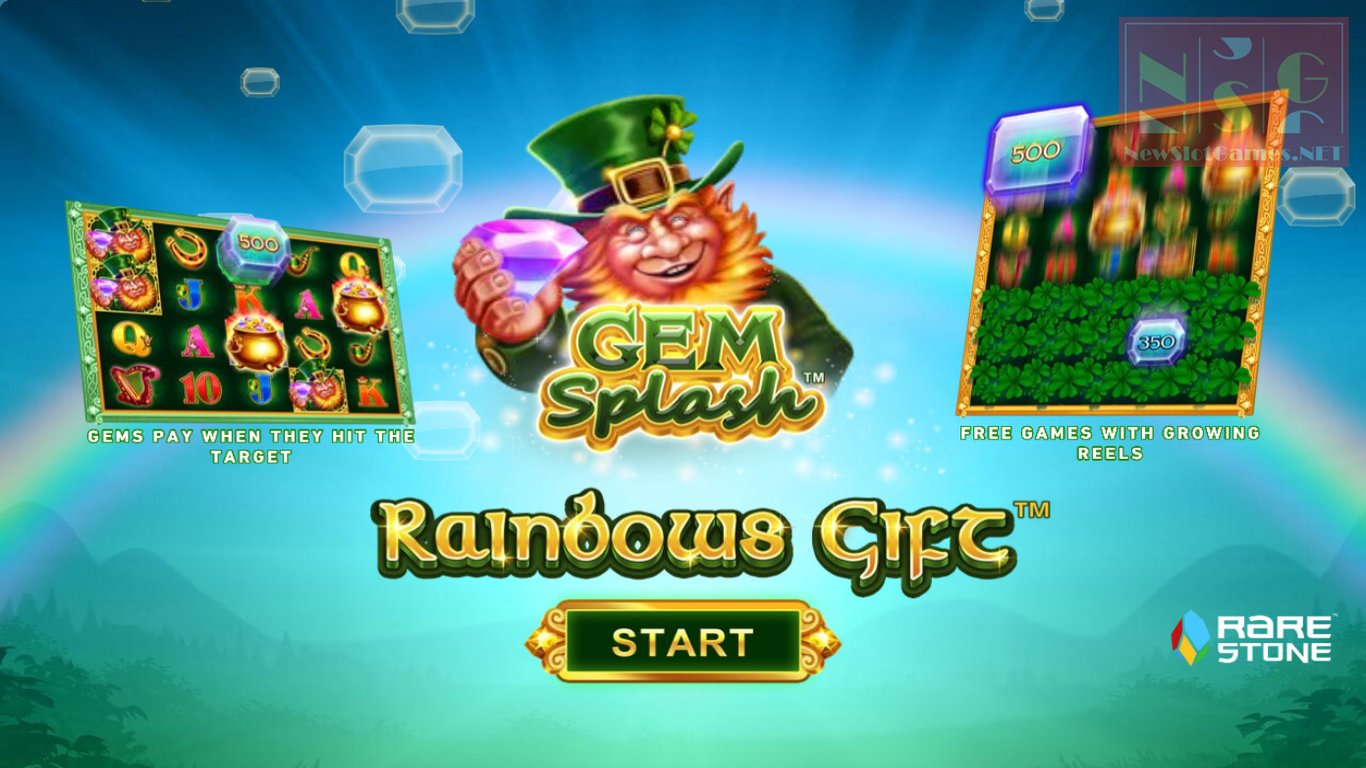 Gem Splash Rainbows Gift Slot Demo Image