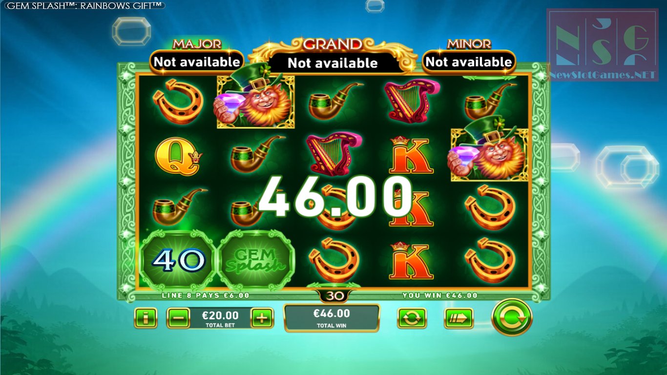 Gem Splash Rainbows Gift Slot Slot Image in Demo - pic. 3