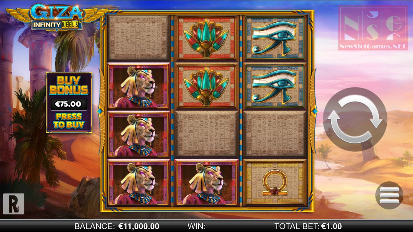 Giza Infinity Reels Slot Slot Image in Demo - pic. 2