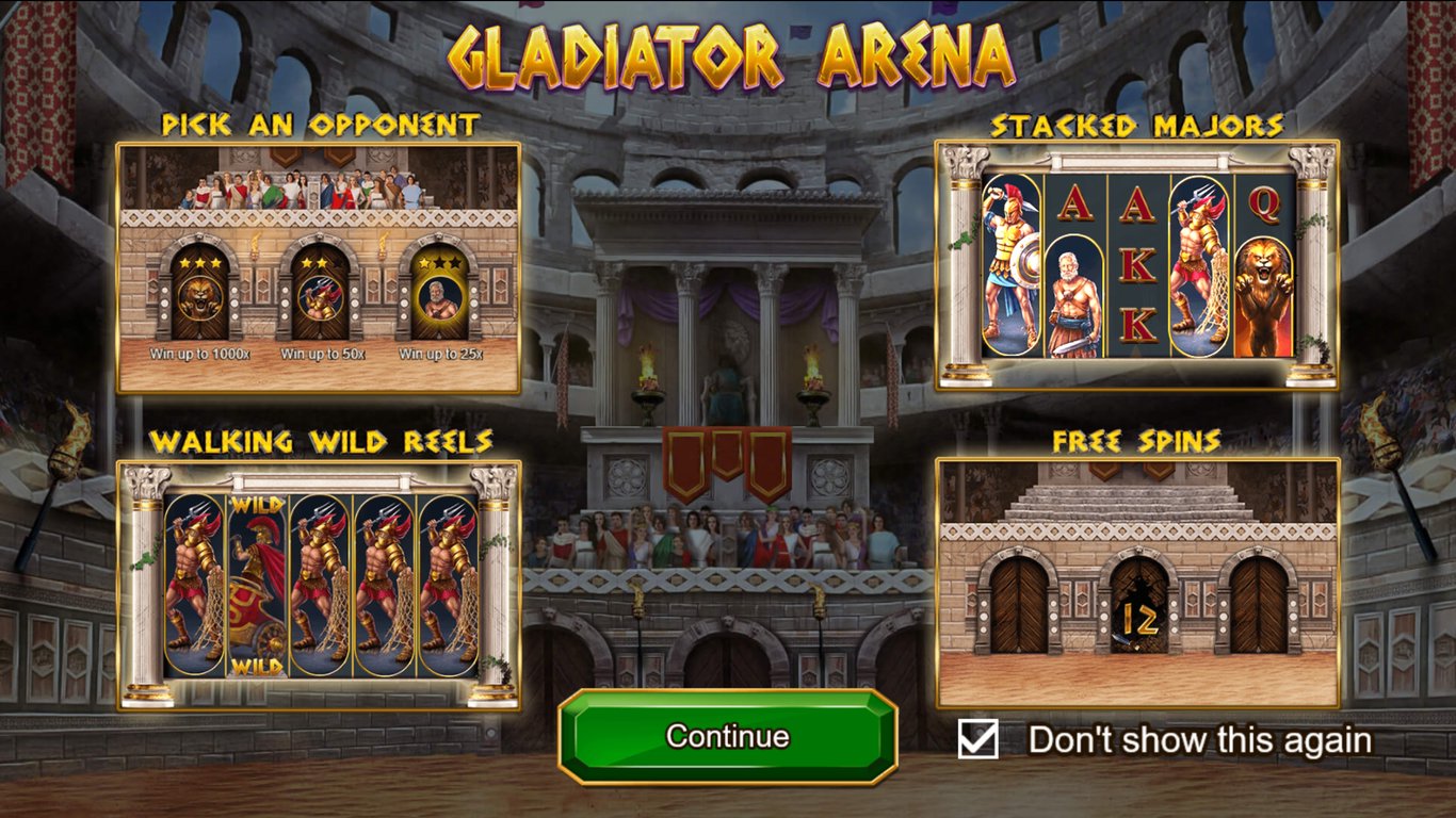 Gladiator Arena Slot Demo Image