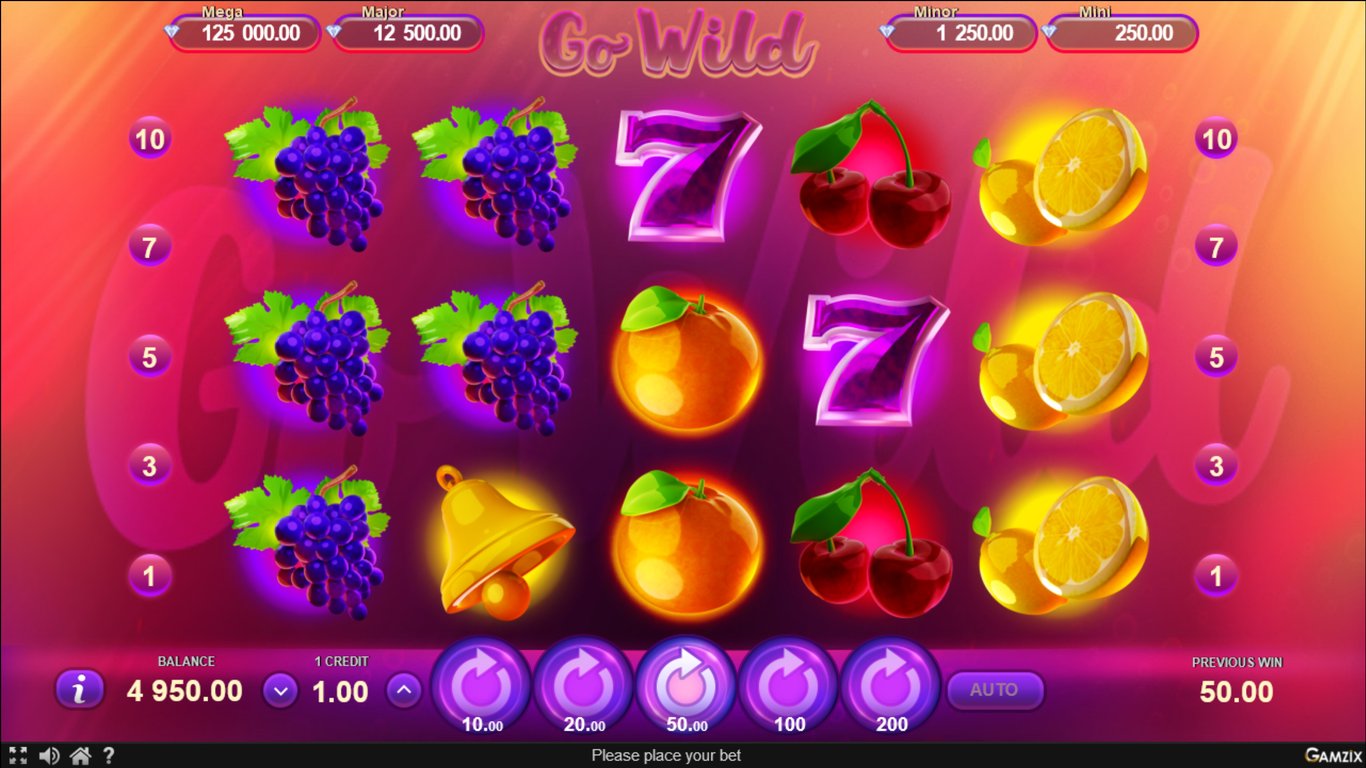 Go Wild Slot Demo Image