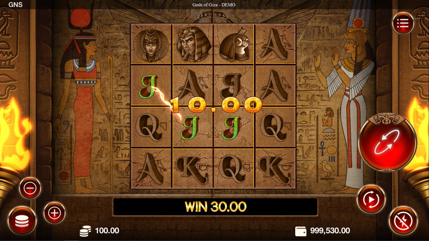 Gods of Giza: Enhanced Slot Slot Image in Demo - pic. 2