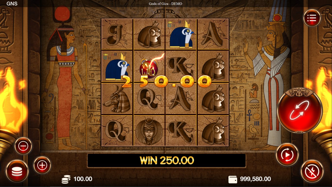 Gods of Giza: Enhanced Slot Slot Image in Demo - pic. 3