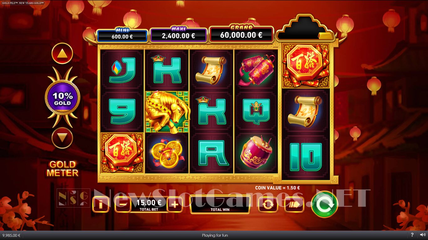 Gold Pile New Years Gold Slot Demo Image