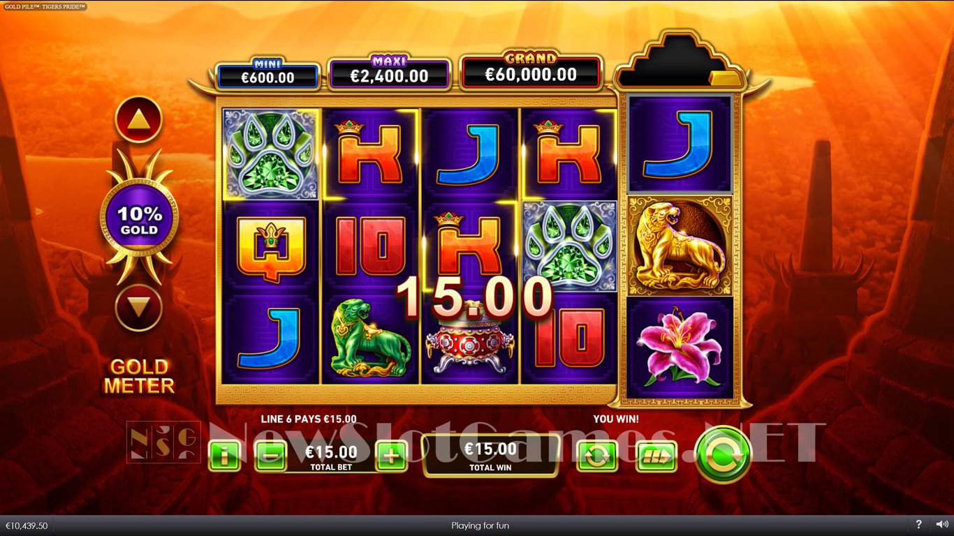 Gold Pile Tigers Pride Slot Slot Image in Demo - pic. 2