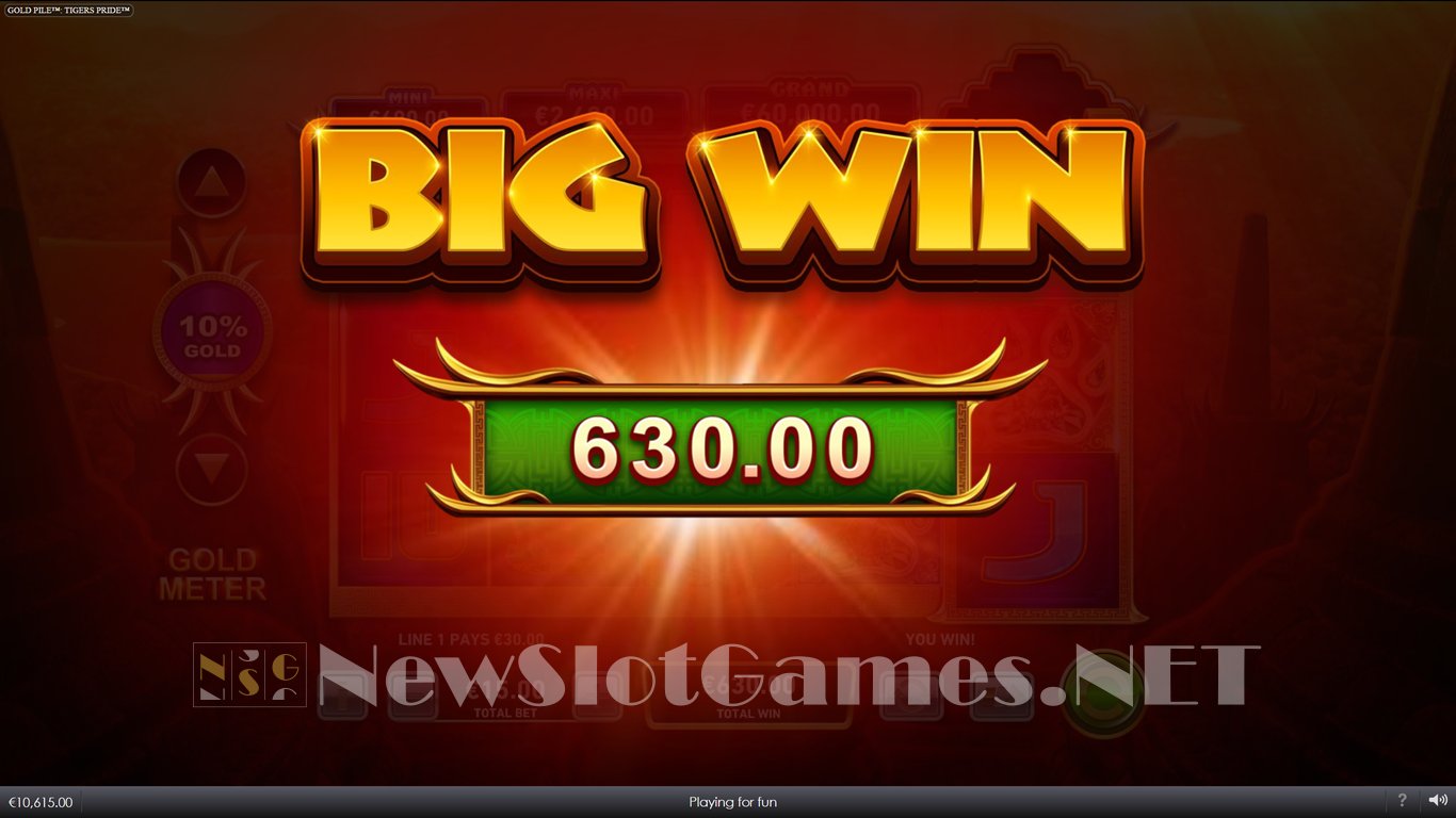 Gold Pile Tigers Pride Slot Slot Image in Demo - pic. 3