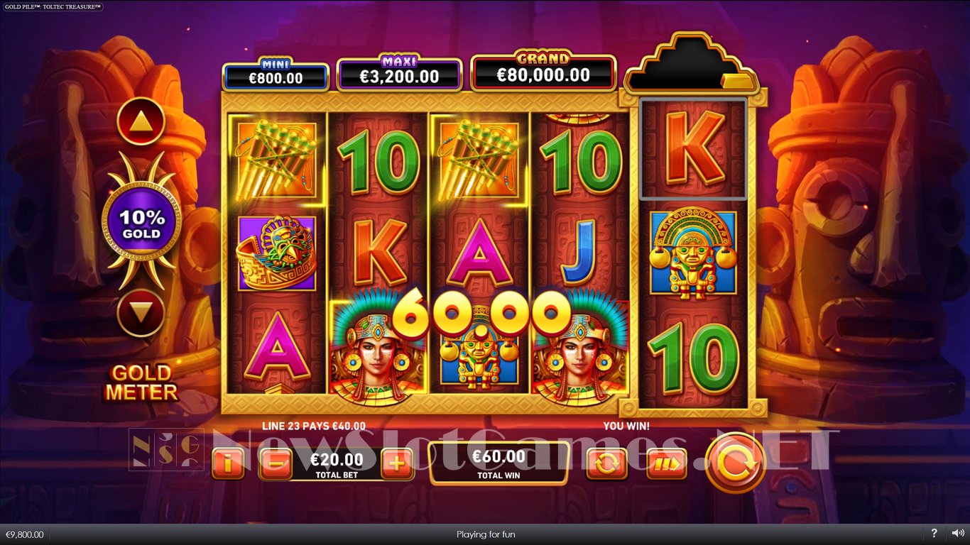Gold Pile Toltec Treasure Slot Slot Image in Demo - pic. 3