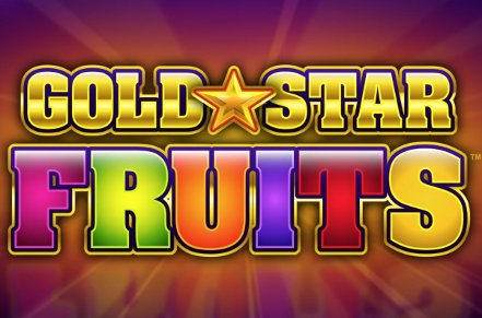 Gold Star Fruits Slot Logo