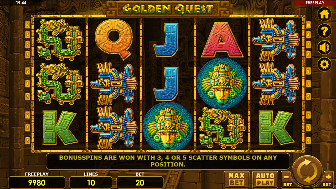 Golden Quest Slot Demo Image