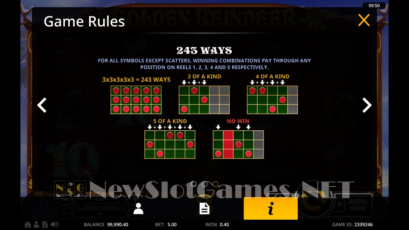 Golden Reindeer Slot Slot Image in Demo - pic. 6