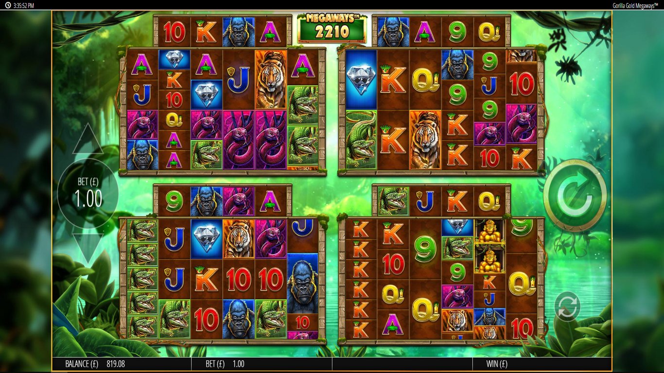 Gorilla Gold Megaways Slot Demo Image