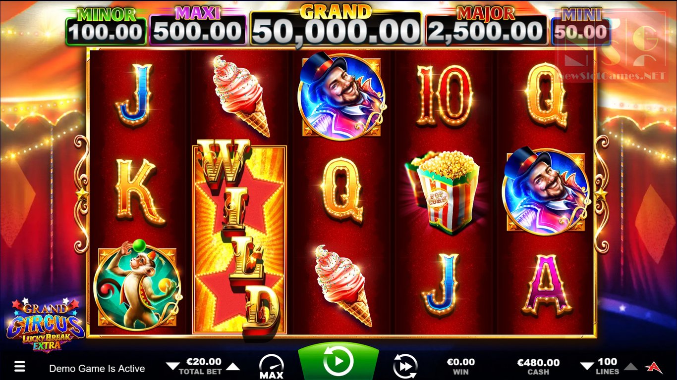 Grand Circus Lucky Extra Break Slot Demo Image