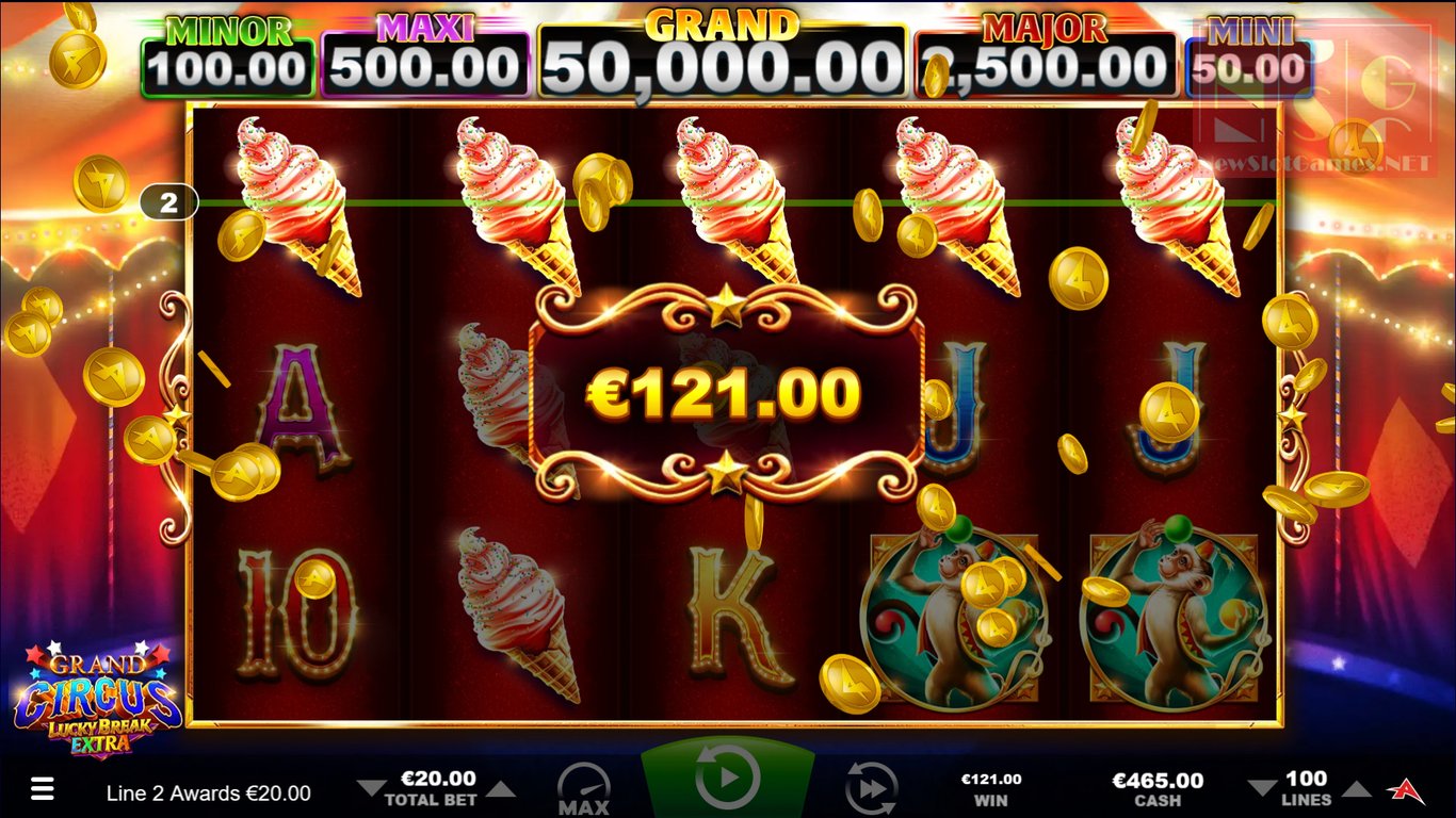 Grand Circus Lucky Extra Break Slot Slot Image in Demo - pic. 2