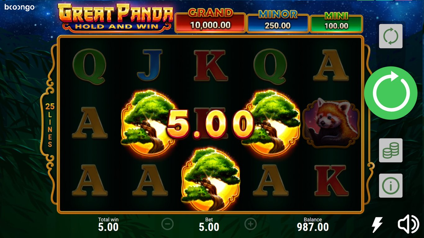 Great Panda: Hold and Win Slot Slot Image in Demo - pic. 3