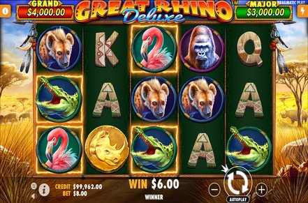 Great Rhino Deluxe Slot Icon