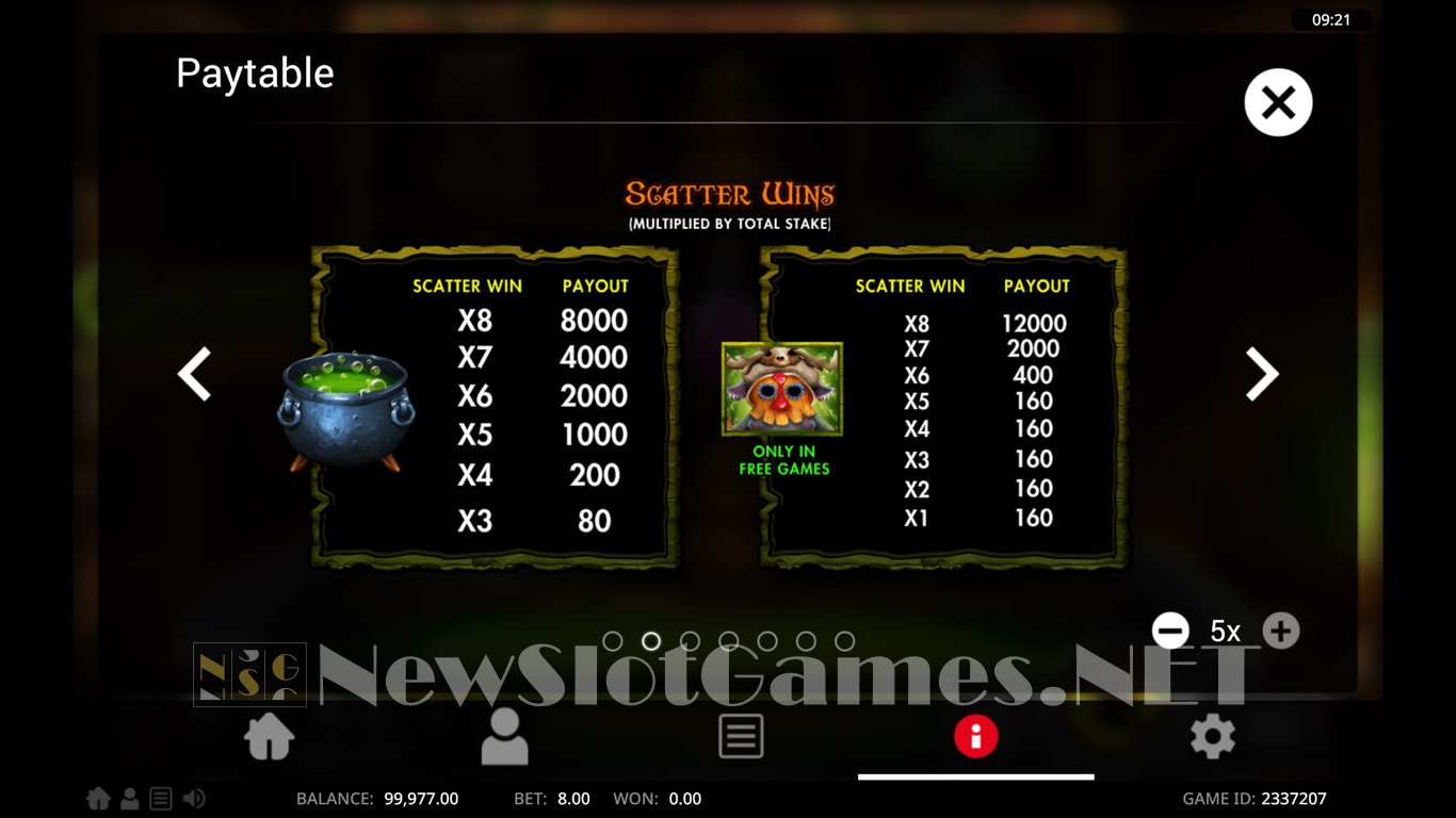 Grockels Cauldron Slot Slot Image in Demo - pic. 5