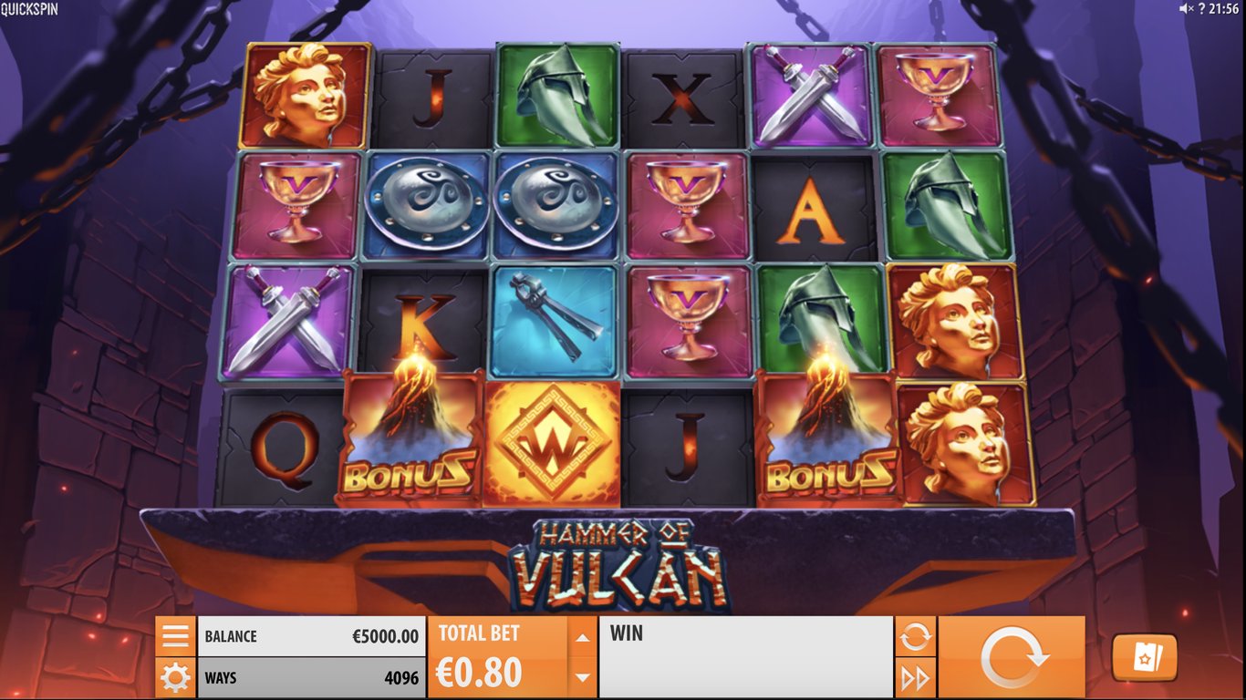 Hammer of Vulcan Slot Demo Image