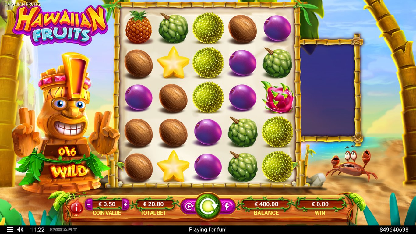 Hawaiian Fruits Slot Demo Image