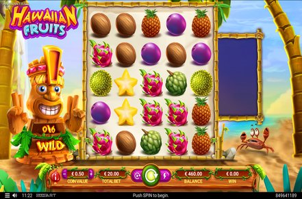 Hawaiian Fruits Slot Logo