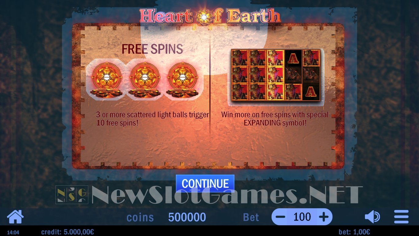 Heart of Earth Slot Demo Image
