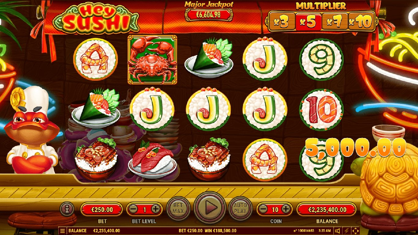 Hey Sushi Slot Slot Image in Demo - pic. 2