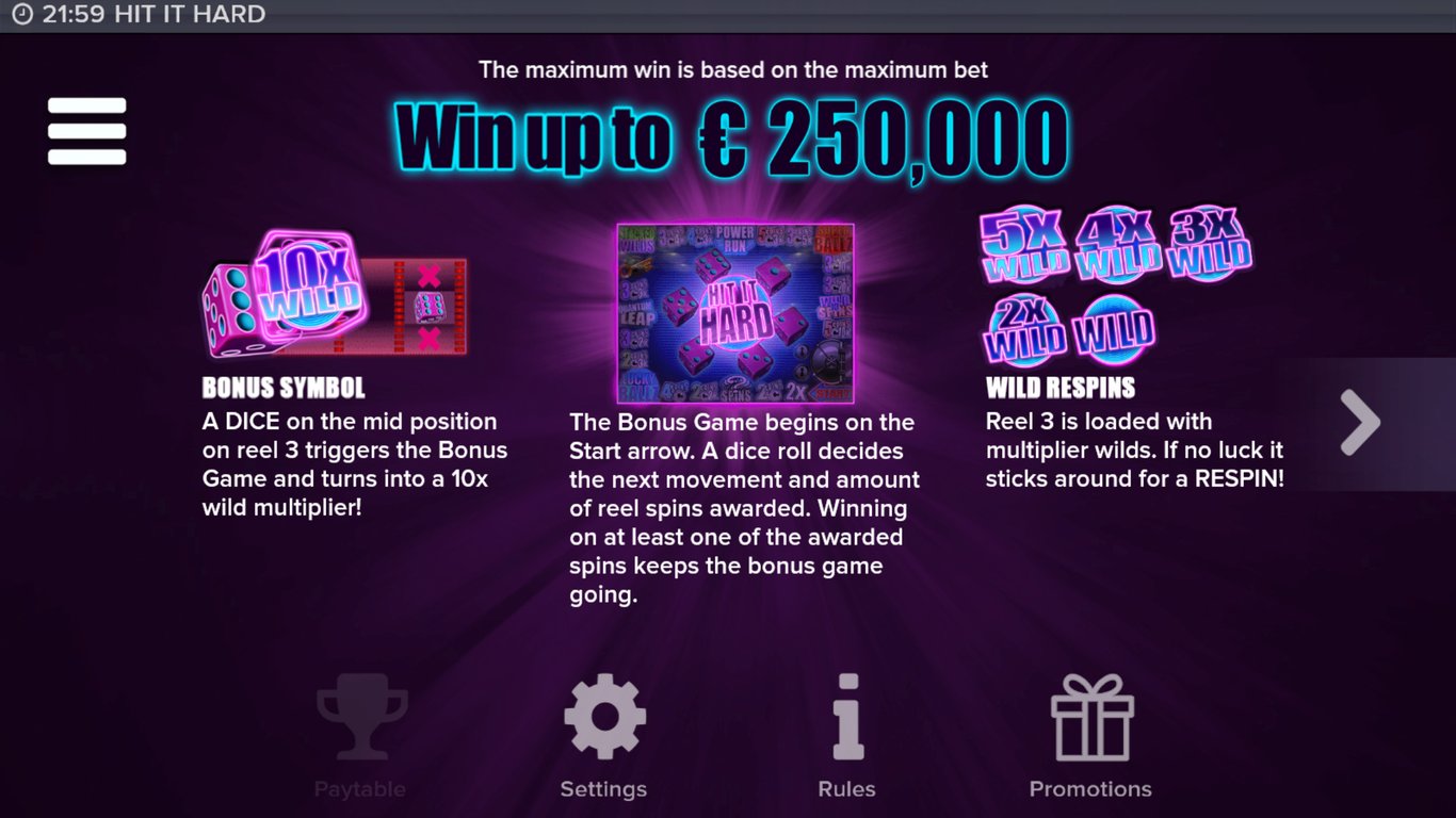 Hit It Hard Slot Slot Image in Demo - pic. 2