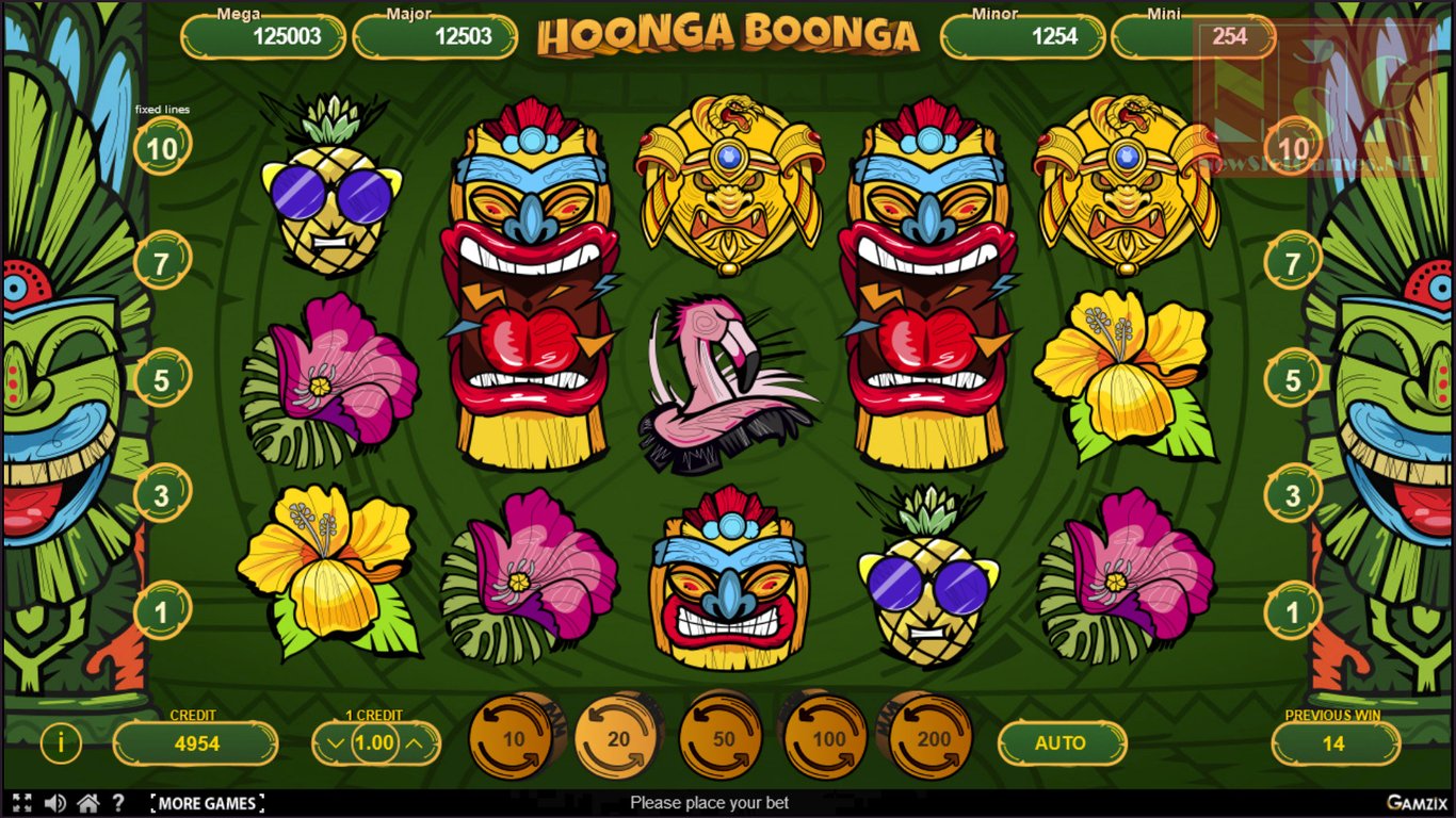 Hoonga Boonga Slot Demo Image