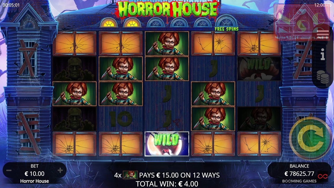 Horror House Slot Demo Image